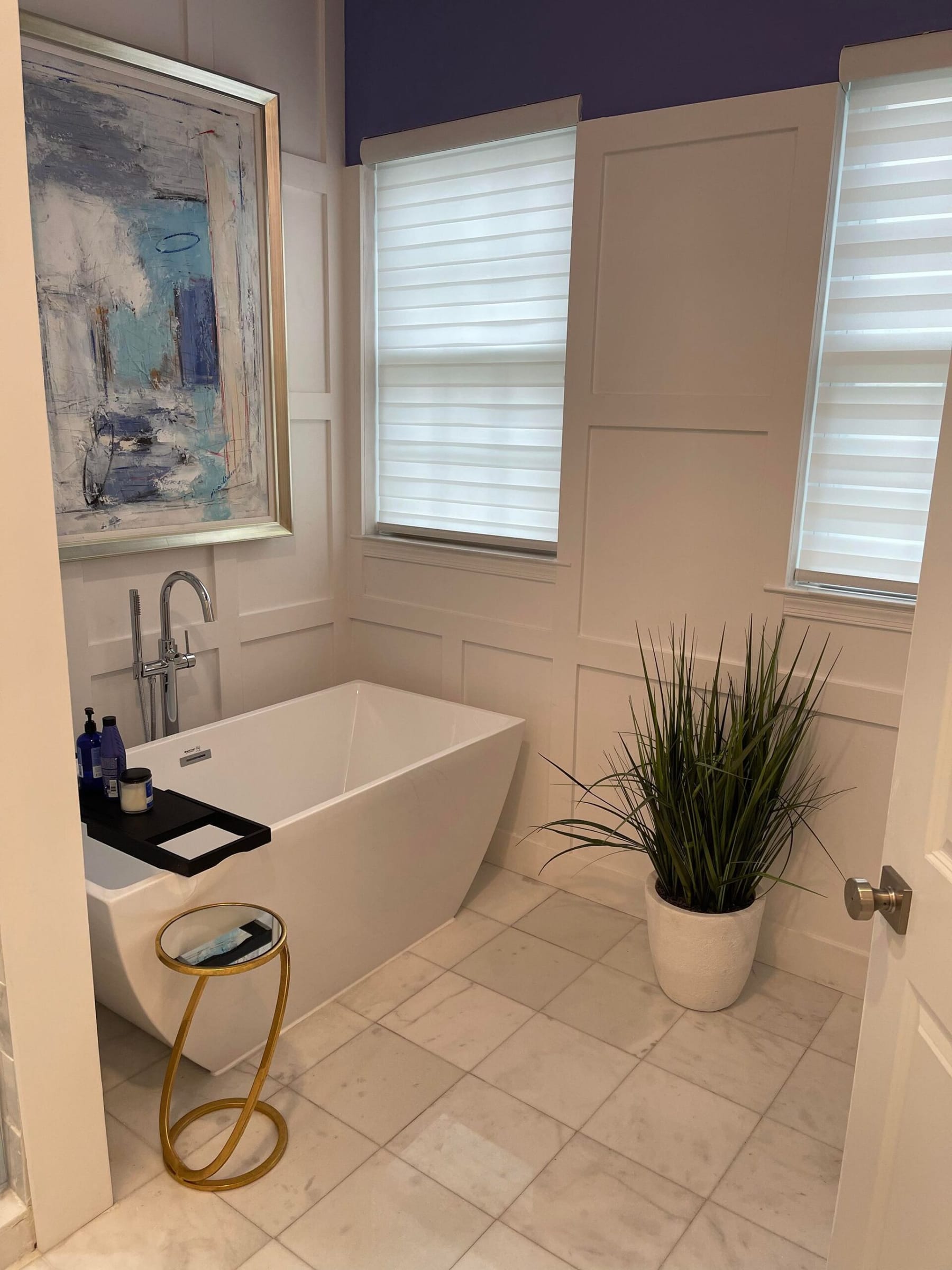 Freestanding tub, reset to new