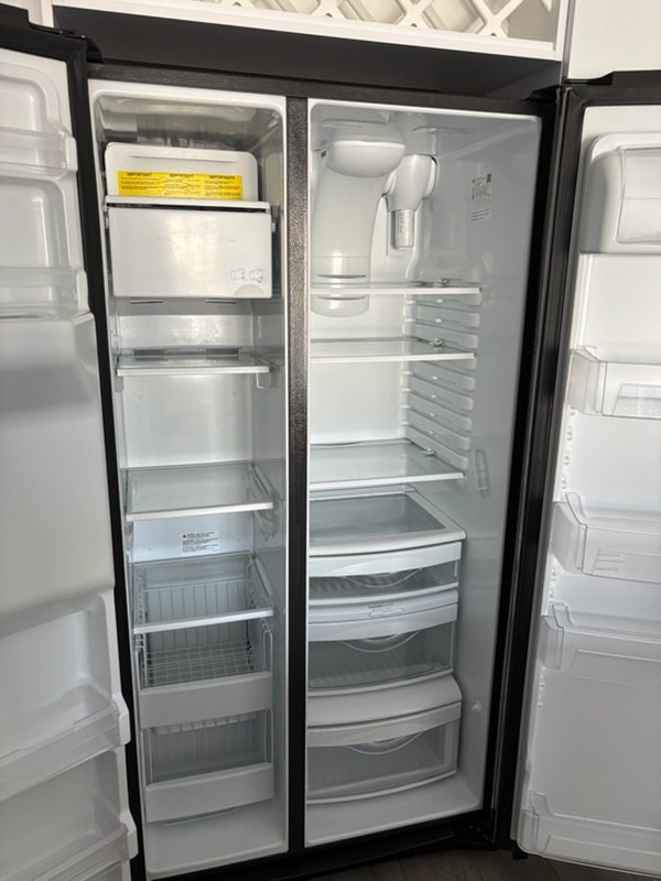 Fridge interior, cleaned spotless