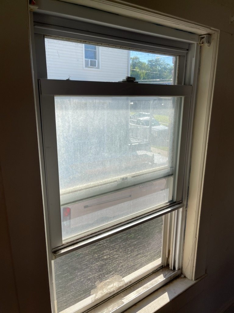 Window & sill cleaned, inside & out